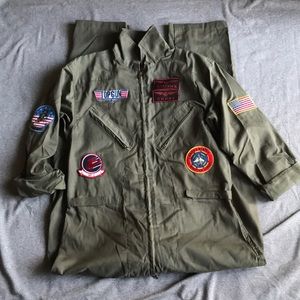 Top Gun costume flight suit mens medium